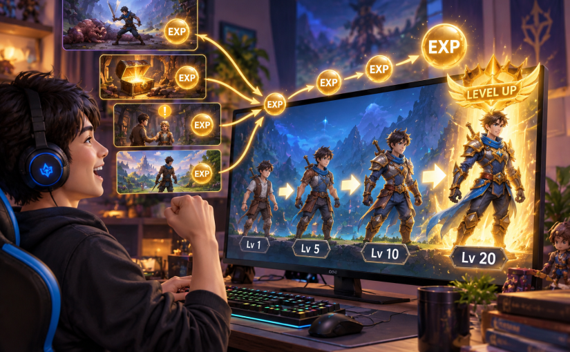 Bagaimana Game Menentukan Kapan Pemain Naik Level?